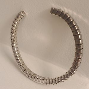Silver cuff bracelet